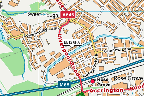 Map of R B ASBESTOS CONSULTANTS LTD at district scale