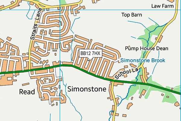 Map of SIMONSTONE ENGINEERING LTD at district scale