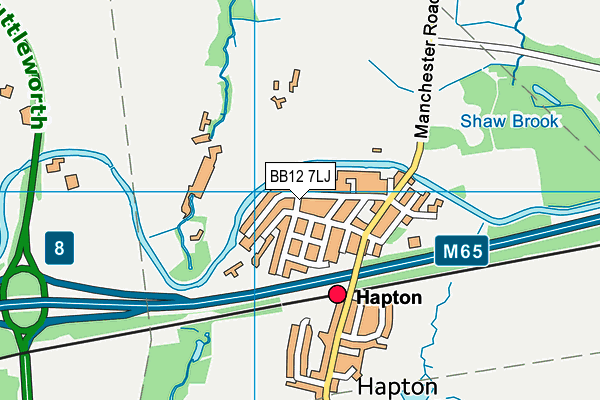 Map of HAPTON HOMES LIMITED at district scale