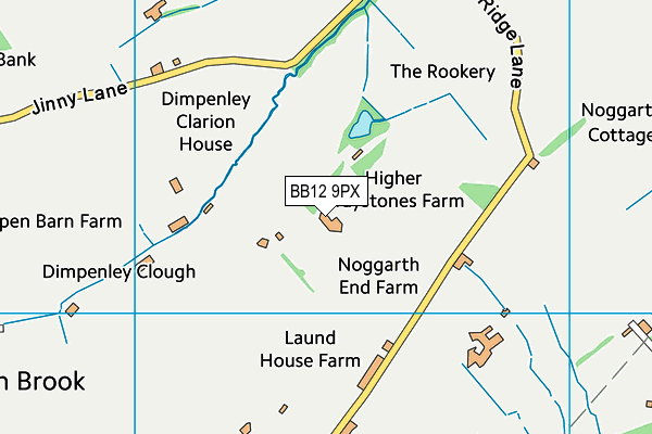Map of R & W DEVELOPMENTS LTD at district scale