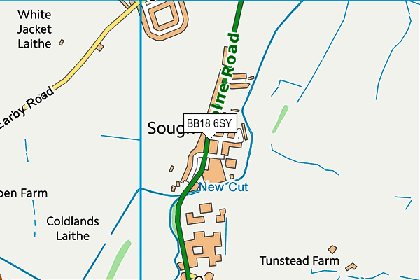 Sough Park map (BB18 6SY) - OS VectorMap District (Ordnance Survey)