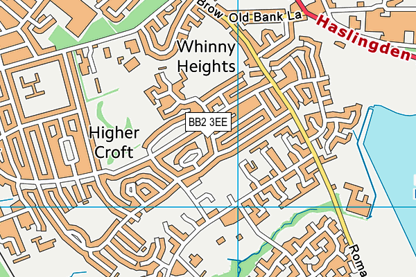 BB2 3EE map - OS VectorMap District (Ordnance Survey)