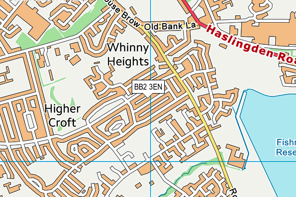 BB2 3EN map - OS VectorMap District (Ordnance Survey)
