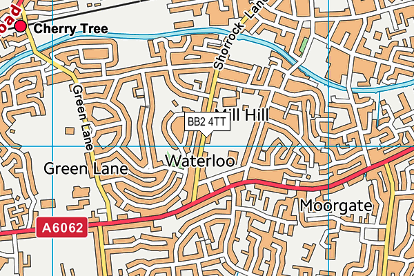 Meadowhead Community Infant School and Nursery map (BB2 4TT) - OS VectorMap District (Ordnance Survey)