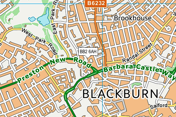 Map of BLACKBURN COMMERCIAL ESTATES LIMITED at district scale