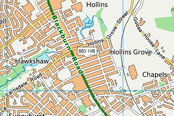 Map of MILL HILL TAVERNS LTD at district scale