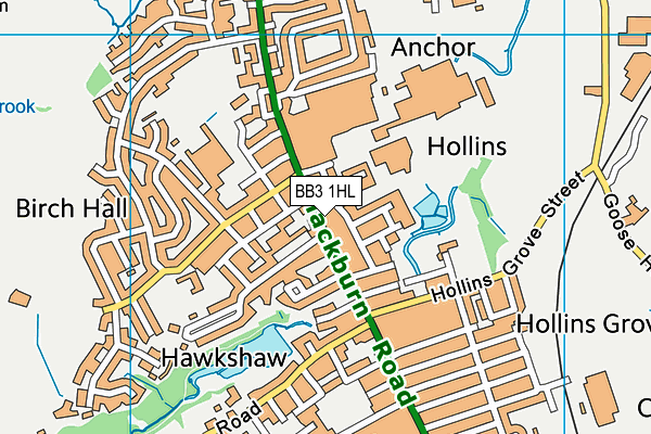 Map of CLIFTON LAWNS LTD at district scale