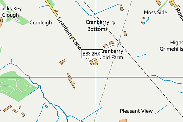 Map of CRANBERRY FOLD COURT MANAGEMENT COMPANY LTD at district scale