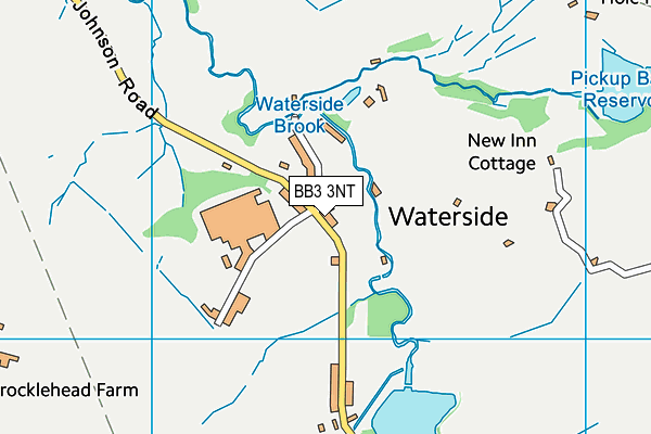 BB3 3NT map - OS VectorMap District (Ordnance Survey)