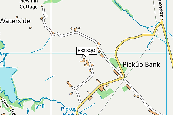 BB3 3QQ map - OS VectorMap District (Ordnance Survey)