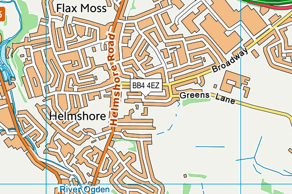 St Veronica's Roman Catholic Primary School, Helmshore map (BB4 4EZ) - OS VectorMap District (Ordnance Survey)