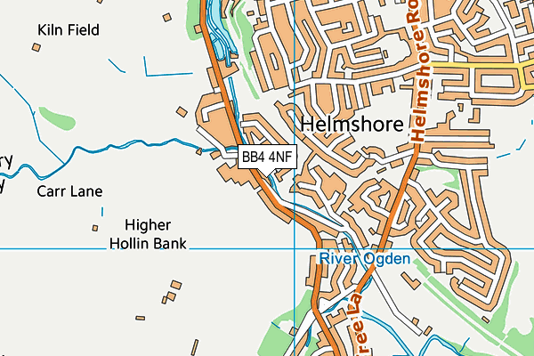 Hv Fitness Suite (Closed) map (BB4 4NF) - OS VectorMap District (Ordnance Survey)