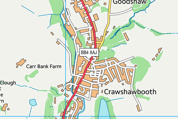 Map of WESTWOOD DOORS (NORTH WEST) LTD at district scale
