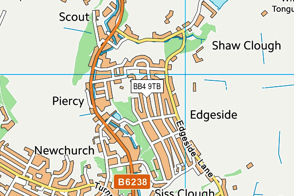 Map of THORPE SECURITY SYSTEMS LTD at district scale