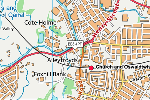 Map of ALBERT TYRES UK LIMITED at district scale