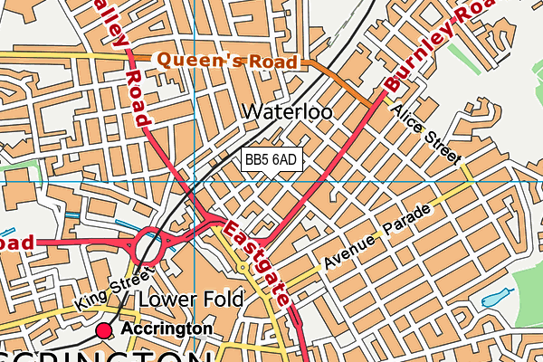 Map of MANCHESTER(NORTHWEST)PROPERTIES LTD at district scale