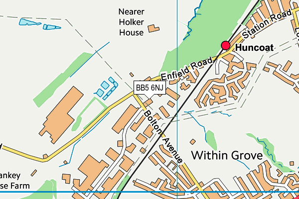 Map of HML COMMERCIAL PROPERTY LTD at district scale