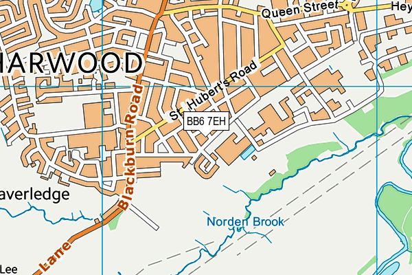 BB6 7EH map - OS VectorMap District (Ordnance Survey)