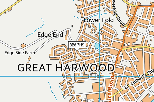 Map of GT. HARWOOD PLUMBING MERCHANTS LTD at district scale