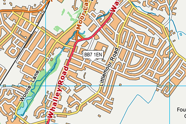 BB7 1EN map - OS VectorMap District (Ordnance Survey)