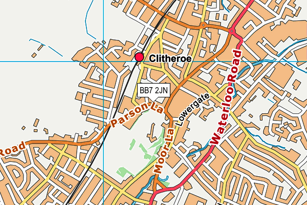 Map of NEW INN (CLITHEROE) LTD at district scale