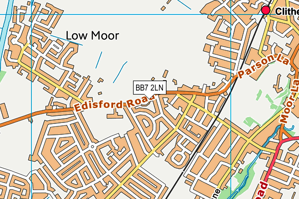 Edisford Primary School map (BB7 2LN) - OS VectorMap District (Ordnance Survey)