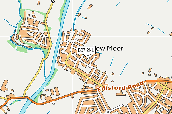BB7 2NL map - OS VectorMap District (Ordnance Survey)