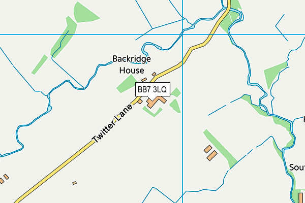 BB7 3LQ map - OS VectorMap District (Ordnance Survey)