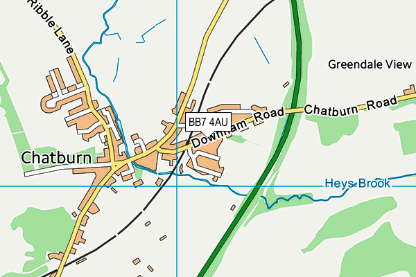 Map of E.JACKSON(CHATBURN)LIMITED at district scale