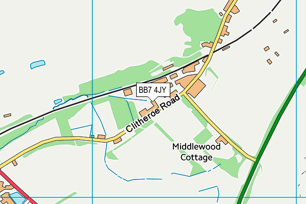Map of SHACKLETONS GARDEN CENTRE LIMITED at district scale