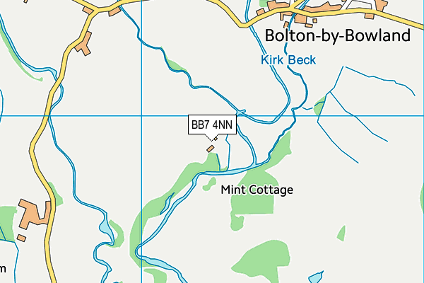 BB7 4NN map - OS VectorMap District (Ordnance Survey)