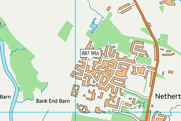 BB7 9RA map - OS VectorMap District (Ordnance Survey)