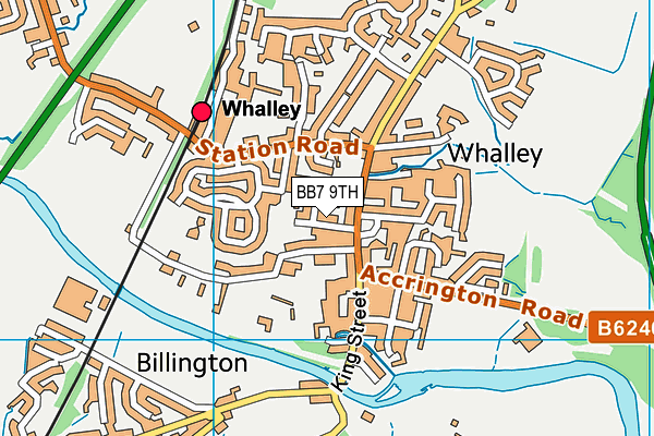 Map of CAFE WHALLEY LTD at district scale