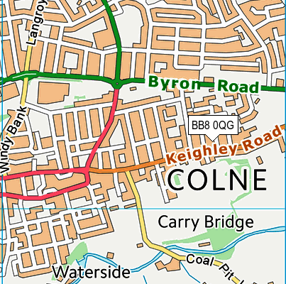 Map of COLNE CONVENIENCE STORE LTD at district scale