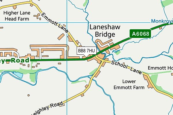 Map of THE EMMOTT ARMS TAVERN LIMITED at district scale