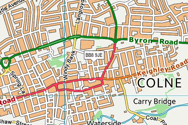 Map of CROWN COLNE LIMITED at district scale