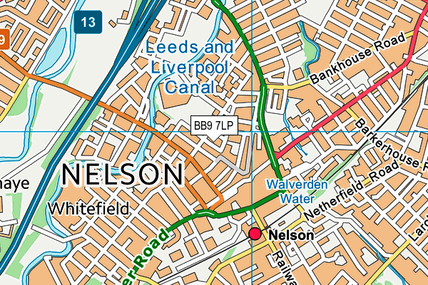 Map of NELSON KIDS ACADEMY LTD at district scale