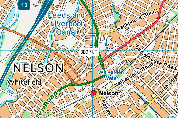 Map of NELSON UNISEX BARBERS LIMITED at district scale