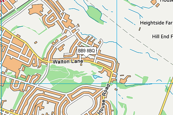 Marsden Park map (BB9 8BQ) - OS VectorMap District (Ordnance Survey)