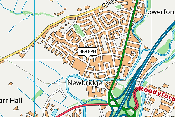Map of NEWFELL LTD at district scale