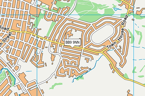 BB9 9NN map - OS VectorMap District (Ordnance Survey)