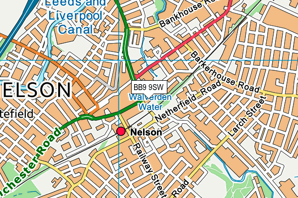 Map of NELSON DIY STORE LTD at district scale