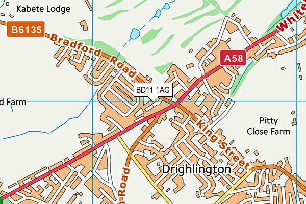 Map of WHITEHALL HEATING LIMITED at district scale