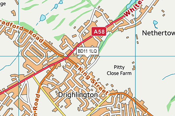 BD11 1LQ map - OS VectorMap District (Ordnance Survey)