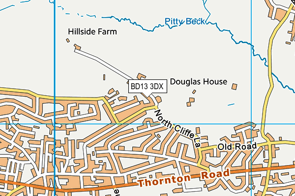 Map of CLIFFE 1963 LIMITED at district scale