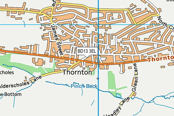 Map of LIBERATE WEALTH (THORNTON) LIMITED at district scale