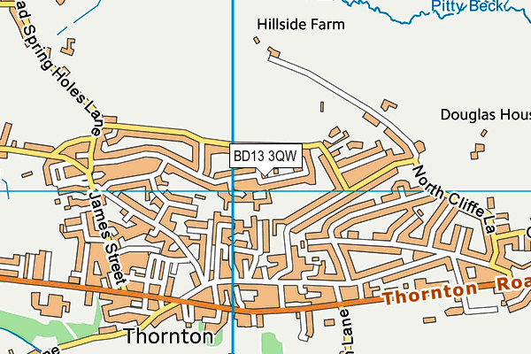 Map of OT YORKSHIRE LTD at district scale