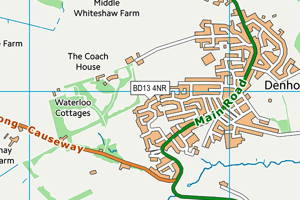 Map of NETHERWOOD PROJECT MANAGEMENT LIMITED at district scale