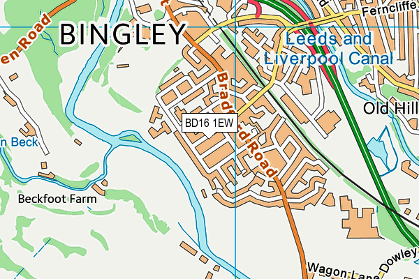 Map of KS JOINERY & BUILDING SERVICES LTD at district scale