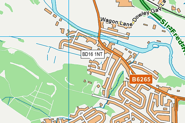 BD16 1NT map - OS VectorMap District (Ordnance Survey)